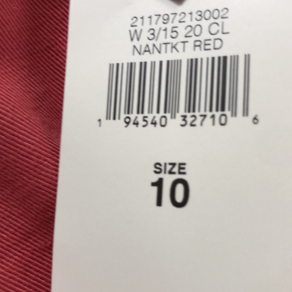 NWT Polo Ralph Lauren denim shorts in deep rose - Picture 5 of 5